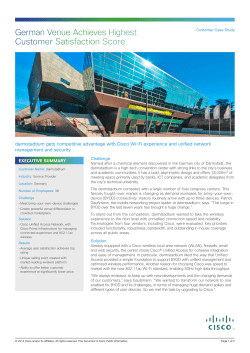 German Venue Achieves Highest Customer Satisfaction Score