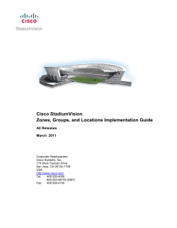 All Releases: Zones, Groups, and Locations Implementation Guide