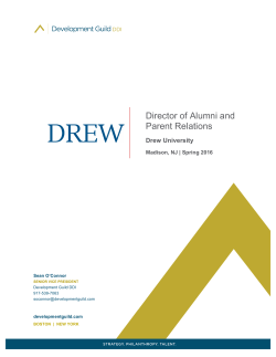 Director of Alumni and Parent Relations