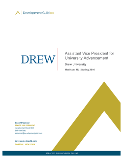 Assistant Vice President for University Advancement