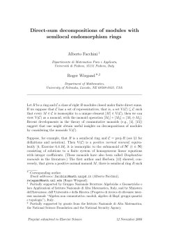 Direct-sum decompositions of modules with semilocal endomorphism rings