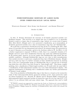 Indecomposable modules of large rank over Cohen-Macaulay local rings
