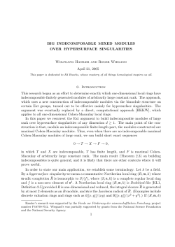 Big indecomposable mixed modules over hypersurface singularities