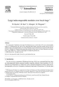 Large indecomposable modules over local rings