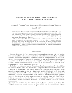 Ascent of module structure, vanishing of Ext, and extended modules