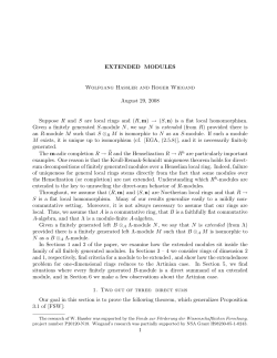 Extended modules