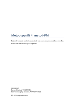 Lovisa Grönlund-Metod PM.pdf