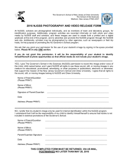 Photo Release Form