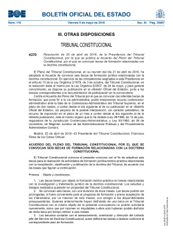 Becas de formaci n relacionadas con la doctrina constitucional