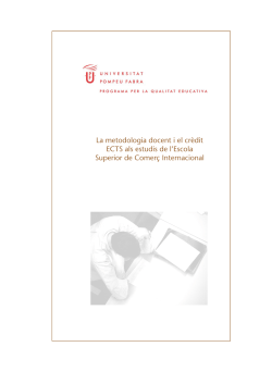 An lisi dels estudis de Comer Internacional