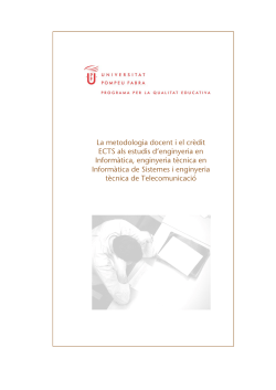 An lisi comparativa d'Enginyeria en Inform tica, Enginyeria T cnica en Inform tica de Sistemes i Enginyeria T cnica de Telecomunicaci