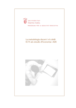 An lisi comparativa dels estudis d'Economia i d'Administraci i Direcci d'Empreses