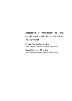 the construction of an scale to measure confidence in the courts