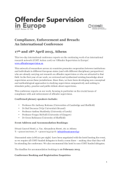 Compliance, Enforcement and Breach