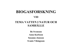 LiU/Tema Vatten- Bo Svensson