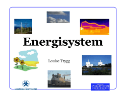 LiU/Energisystem- Louise Trygg