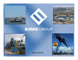 SIMS Mirec- H&aring;kan Schede