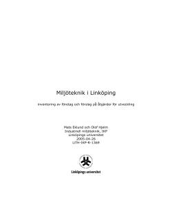 Milj&ouml;teknikf&ouml;retag i Link&ouml;ping (Pdf-fil)