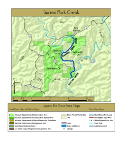 Barren Fork Creek Map