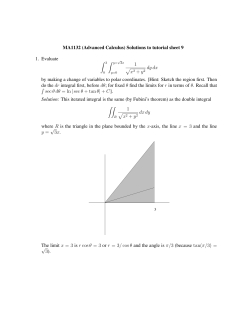 Solutions to Tutorial 9