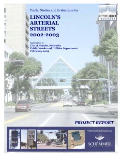 The 2002-2003 City Traffic Report by the Schemmer Associates