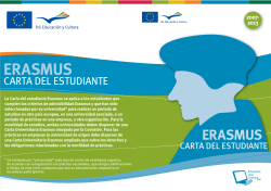 Carta Universit ria ERASMUS