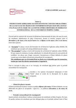 Annex 3 - Instruccions a seguir