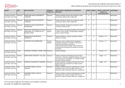 F. de Ci ncies de la Salut i de la Vida