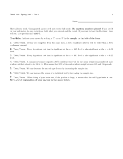 Test 2 Solutions Comments