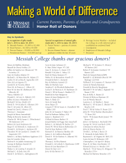 Current Parents, Parents of Alumni, and Grandparents