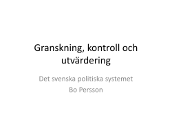 Det svenska politiska systemet, F&ouml;r 8, hemsida, ht 2012.pdf