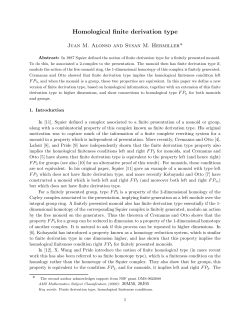 Homological finite derivation type