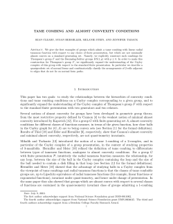 Tame combing and almost convexity conditions