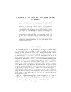 Algorithms and topology for Cayley graphs of groups