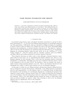 Tame filling invariants for groups