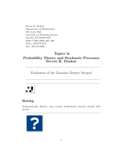 Evaluation of the Gaussian Density Integral