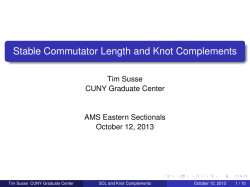 Stable Commutator Length and Knot Complements