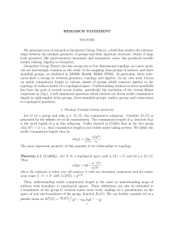 My Research Statement