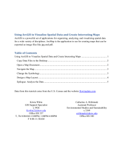 Making Maps with ArcGIS