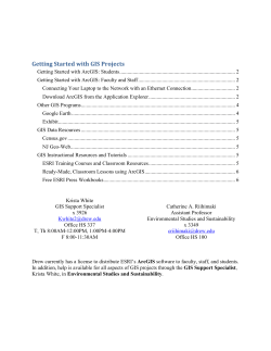 Getting Started with GIS