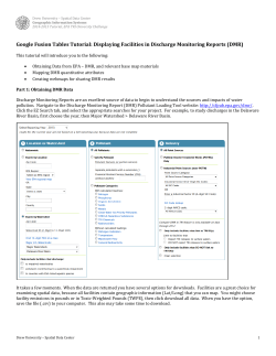 Google Fusion Tables