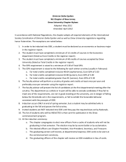 Drew University Nu Chapter Bylaws