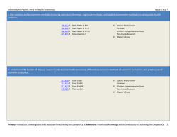 Health Economics