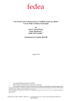 estudi publicat a FEDEA