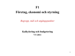 F&ouml;rel&auml;sning F1.1 (Ekonomisk styrning).ppt