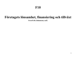 Fö 8-2-722G82-Räntabilitet.ppt