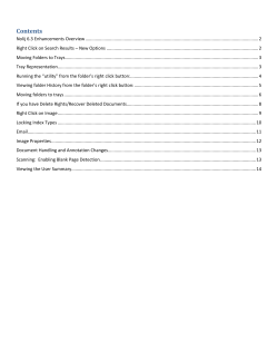 Differences Between Nolij V6.2 and V6.3