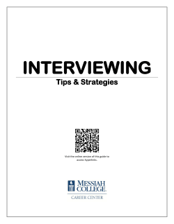 Interviewing 101 Guide