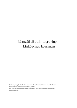 Jämställdhetsintegrering Linköpings kommun.pdf