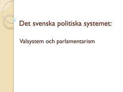 Det svenska politiska systemet, för 5, vt 12.pdf